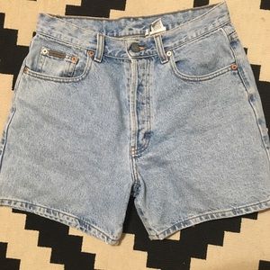 Vintage 90s CK mom jean shorts high rise buttonfly